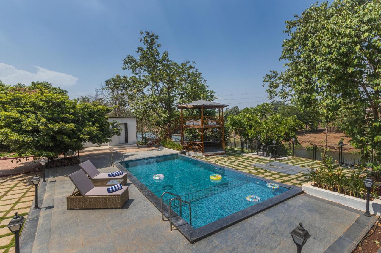 Saffronstays Riverfront Manor, 5-Bdr Pool Villa By Pej River Karjat Esterno foto