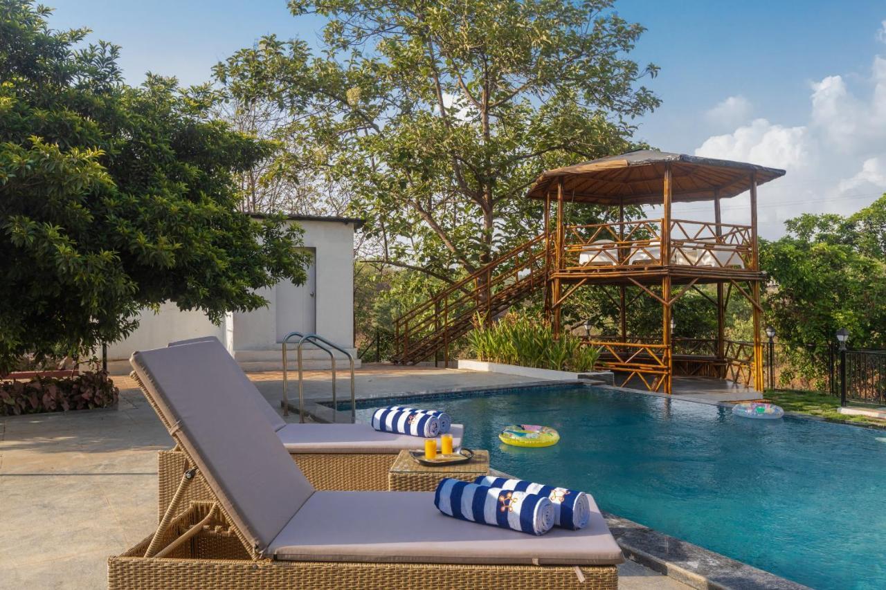 Saffronstays Riverfront Manor, 5-Bdr Pool Villa By Pej River Karjat Esterno foto